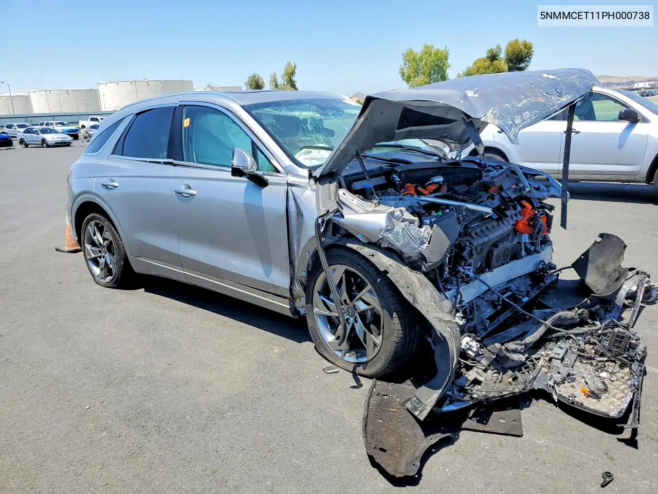 2023 Genesis Electrified Gv70 Base VIN: 5NMMCET11PH000738 Lot: 57074296