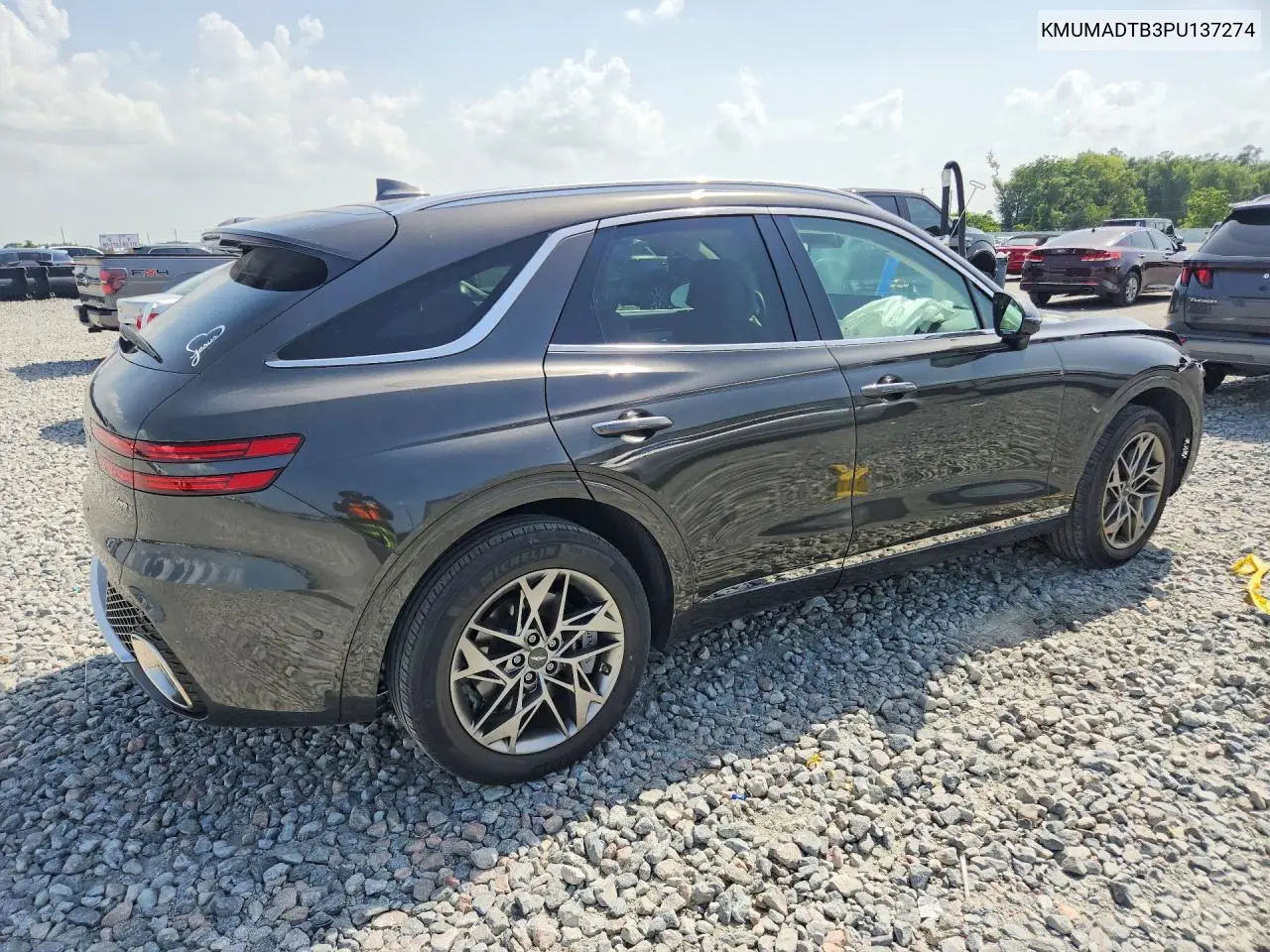 2023 Genesis Gv70 2.5T Standard VIN: KMUMADTB3PU137274 Lot: 60137876