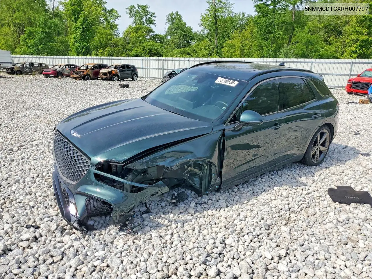 2024 Genesis Gv70 3.5T Sport VIN: 5NMMCDTCXRH007797 Lot: 55100606