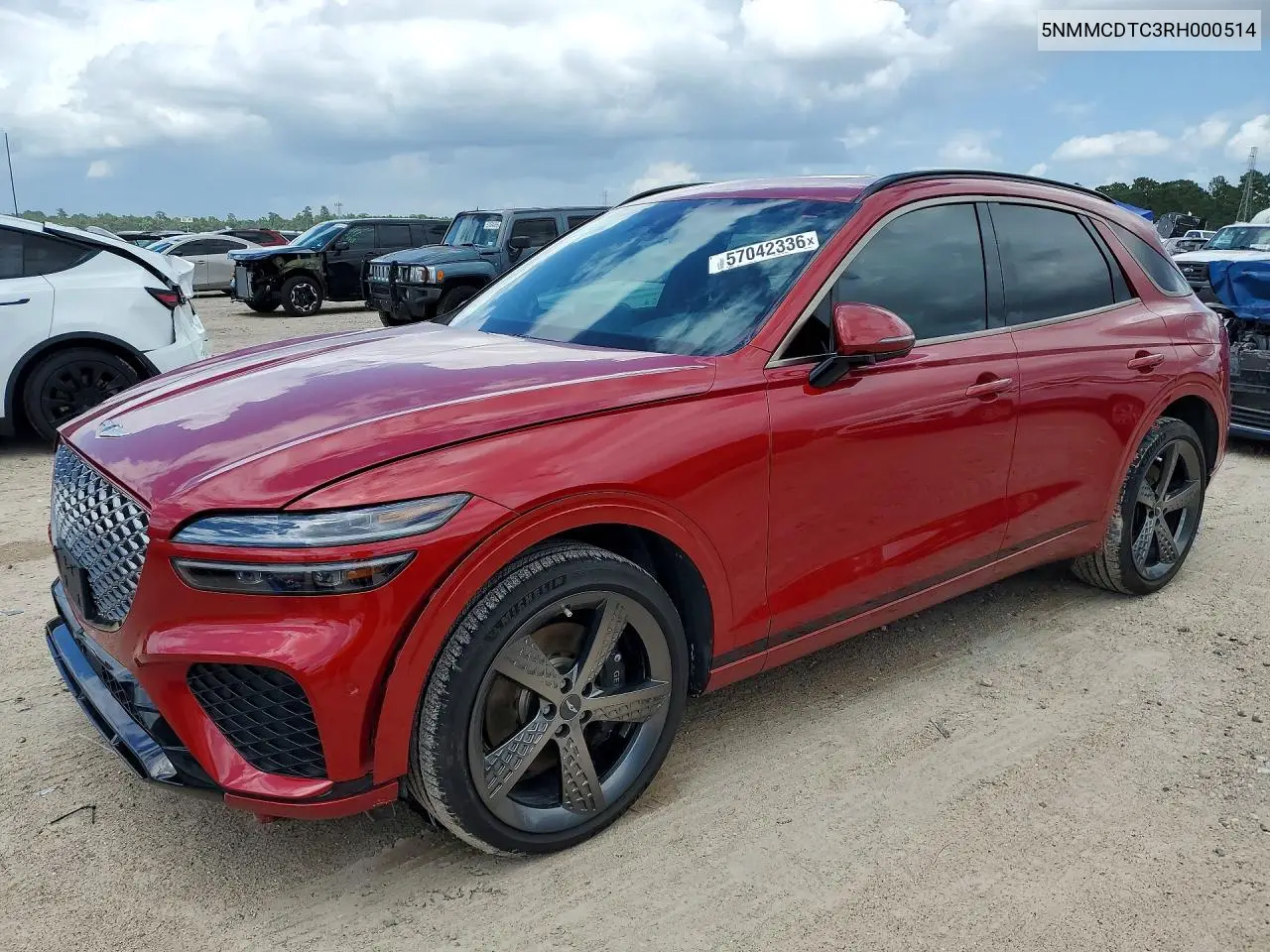 2024 Genesis Gv70 3.5T Sport VIN: 5NMMCDTC3RH000514 Lot: 57042336