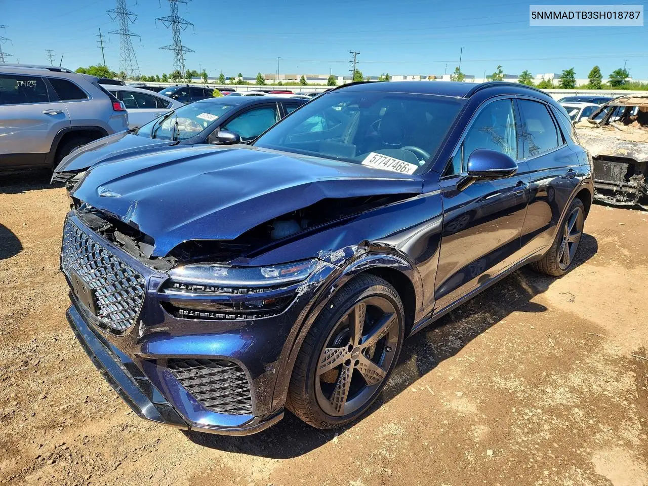 2025 Genesis Gv70 2.5T Standard VIN: 5NMMADTB3SH018787 Lot: 57747466