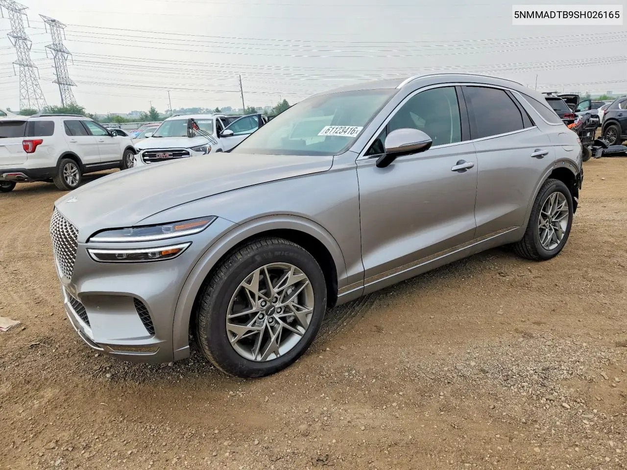 2025 Genesis Gv70 2.5T Standard VIN: 5NMMADTB9SH026165 Lot: 61123416