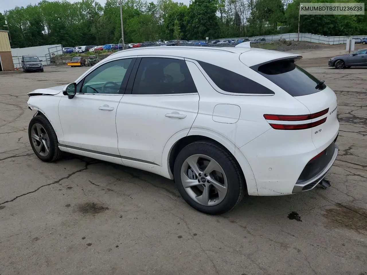 2026 Genesis Gv70 Advanced VIN: KMUMBDTB2TU236238 Lot: 53798136