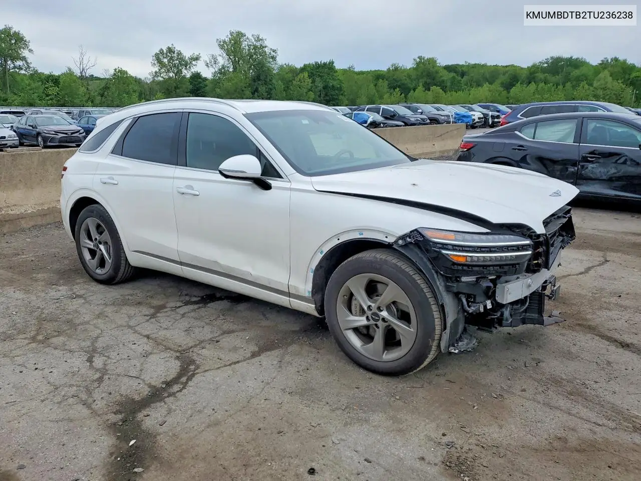 2026 Genesis Gv70 Advanced VIN: KMUMBDTB2TU236238 Lot: 53798136