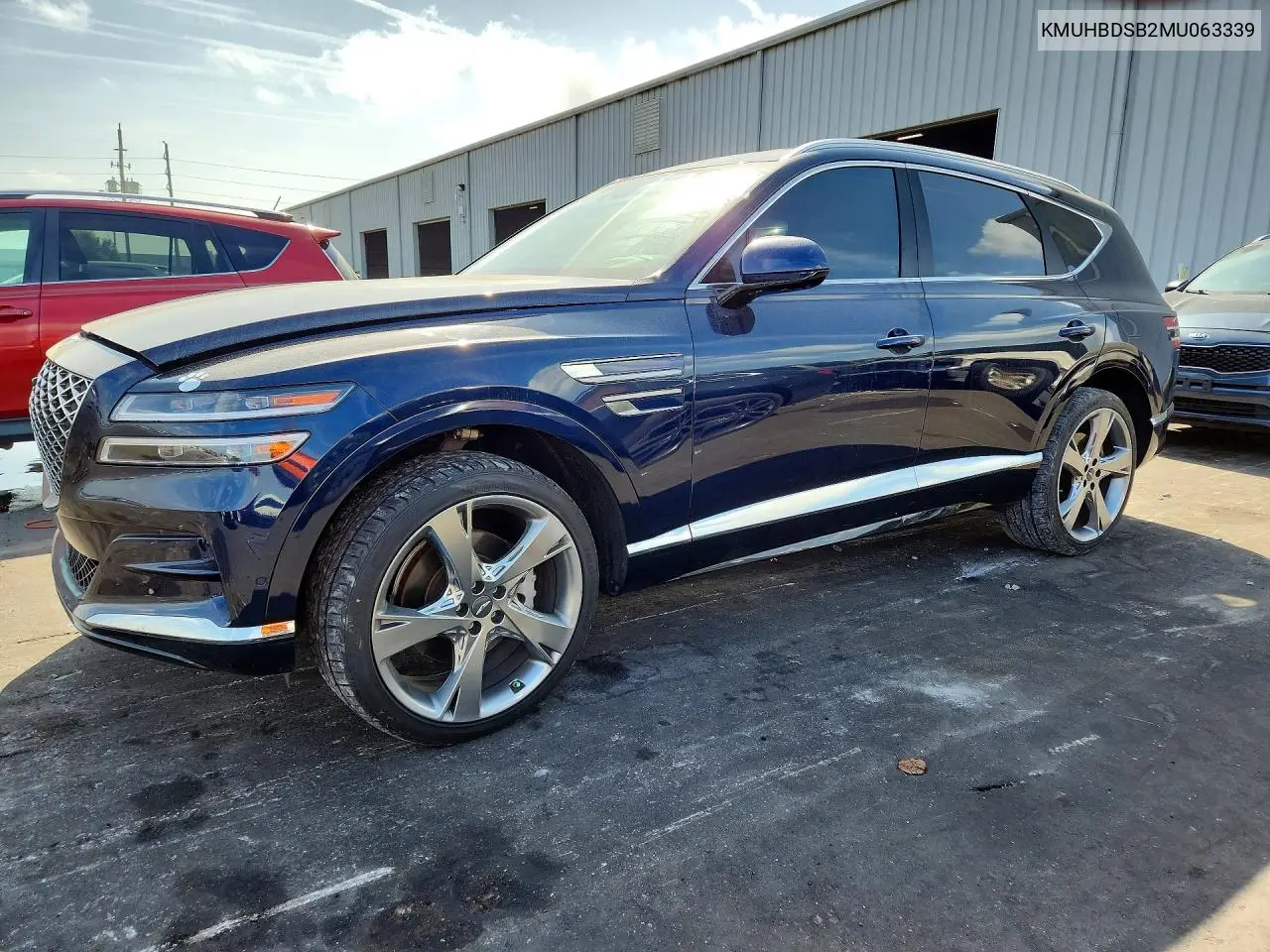 2021 Genesis Gv80 2.5T VIN: KMUHBDSB2MU063339 Lot: 48035286