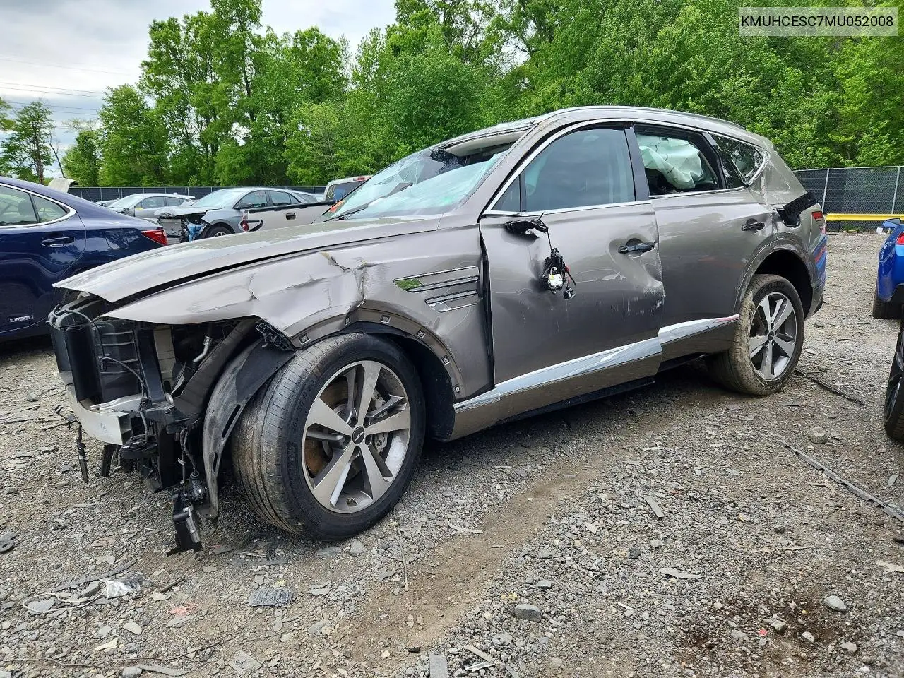 2021 Genesis Gv80 3.5T VIN: KMUHCESC7MU052008 Lot: 51245906