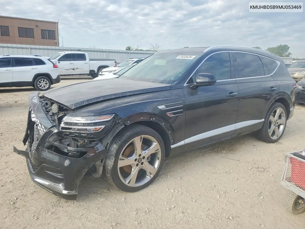 2021 Genesis Gv80 2.5T VIN: KMUHBDSB9MU053469 Lot: 51635426