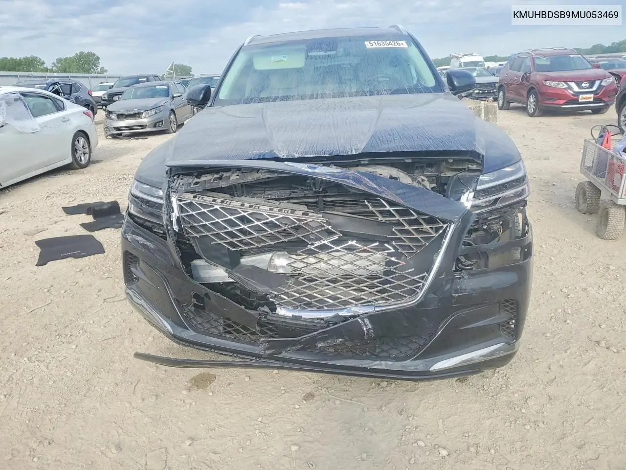 2021 Genesis Gv80 2.5T VIN: KMUHBDSB9MU053469 Lot: 51635426