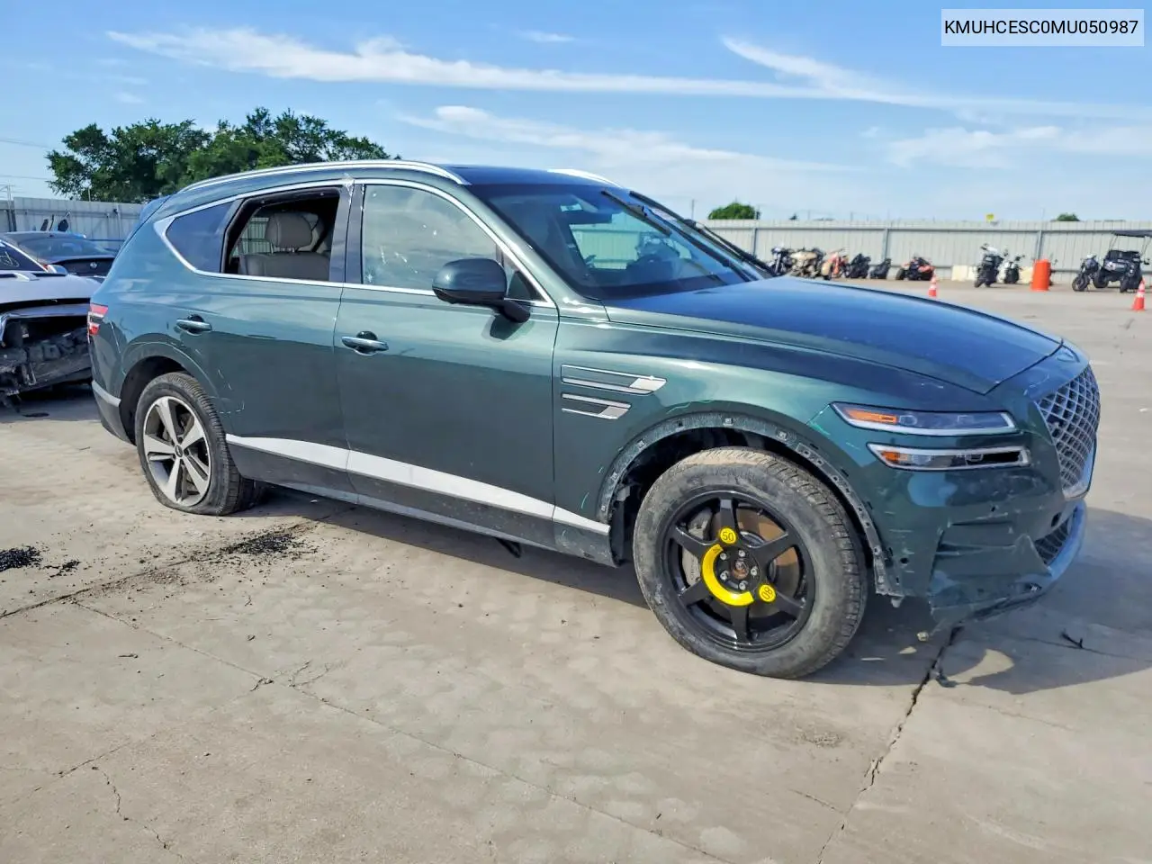 2021 Genesis Gv80 3.5T VIN: KMUHCESC0MU050987 Lot: 52253786