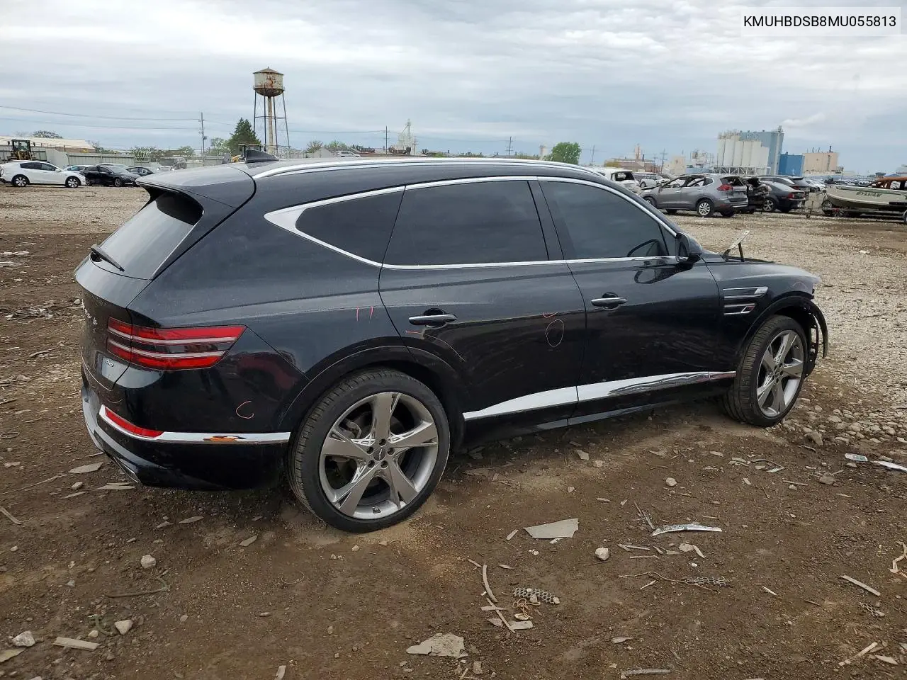2021 Genesis Gv80 2.5T VIN: KMUHBDSB8MU055813 Lot: 53701586