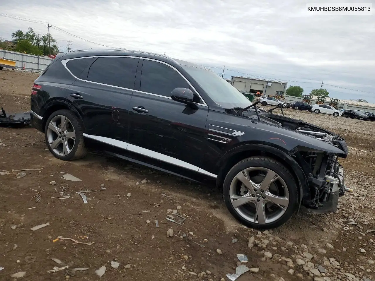 2021 Genesis Gv80 2.5T VIN: KMUHBDSB8MU055813 Lot: 53701586