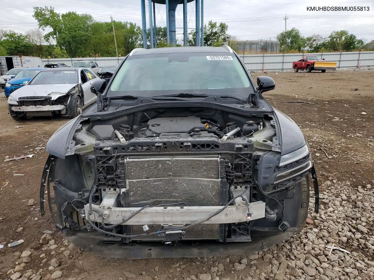 2021 Genesis Gv80 2.5T VIN: KMUHBDSB8MU055813 Lot: 53701586