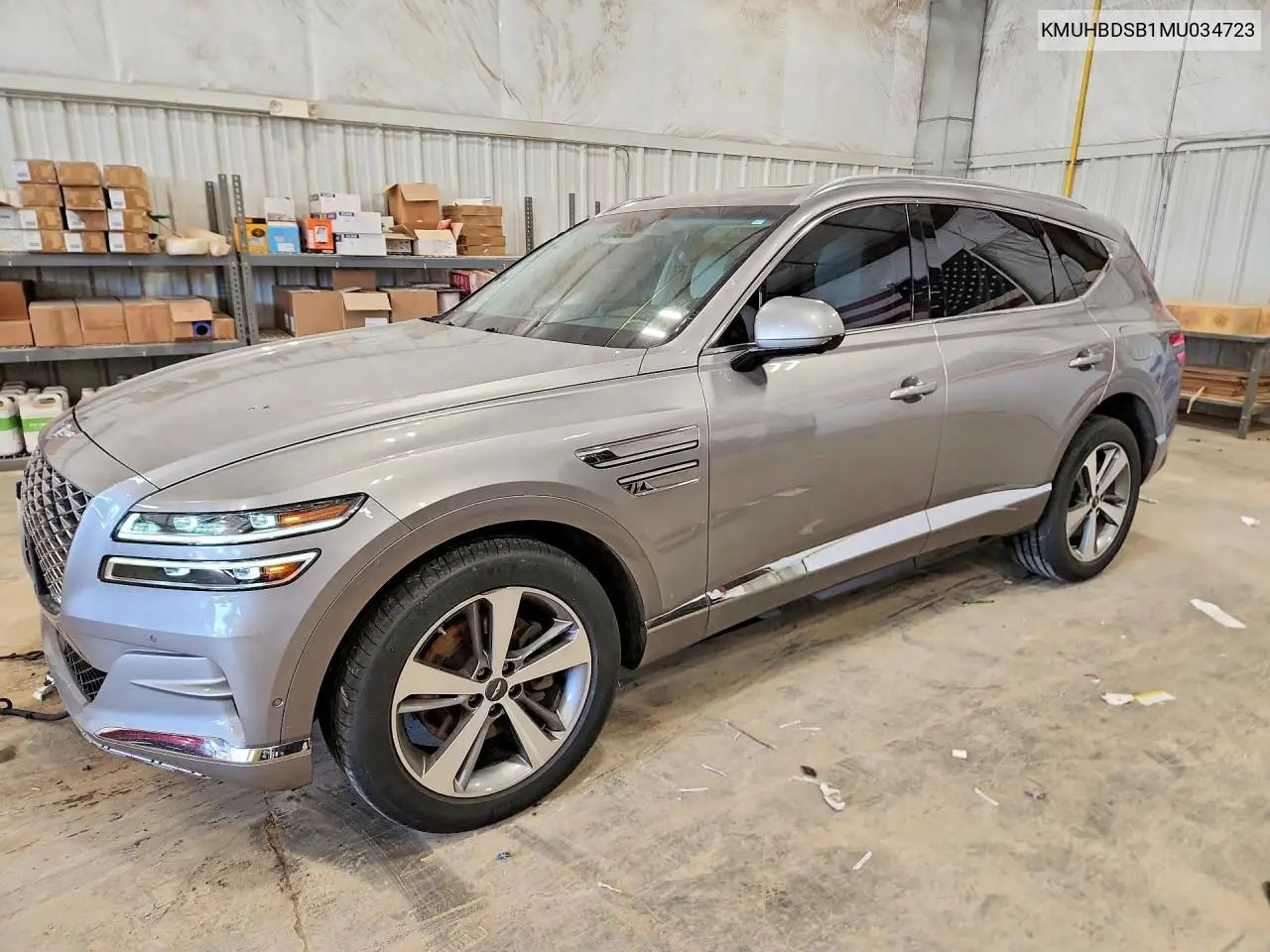 2021 Genesis Gv80 2.5T VIN: KMUHBDSB1MU034723 Lot: 54268756