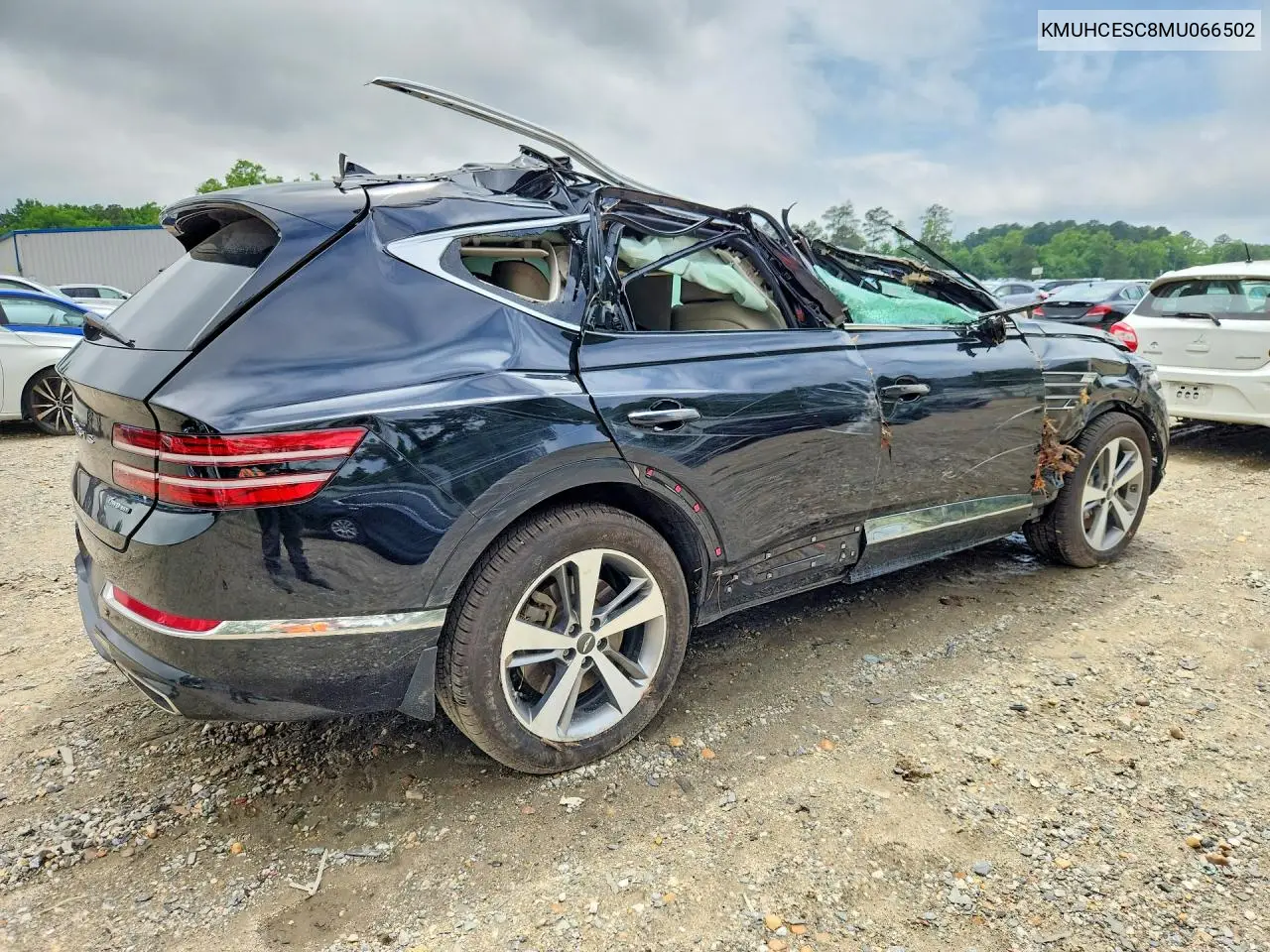 2021 Genesis Gv80 3.5T Advanced+ VIN: KMUHCESC8MU066502 Lot: 54328256