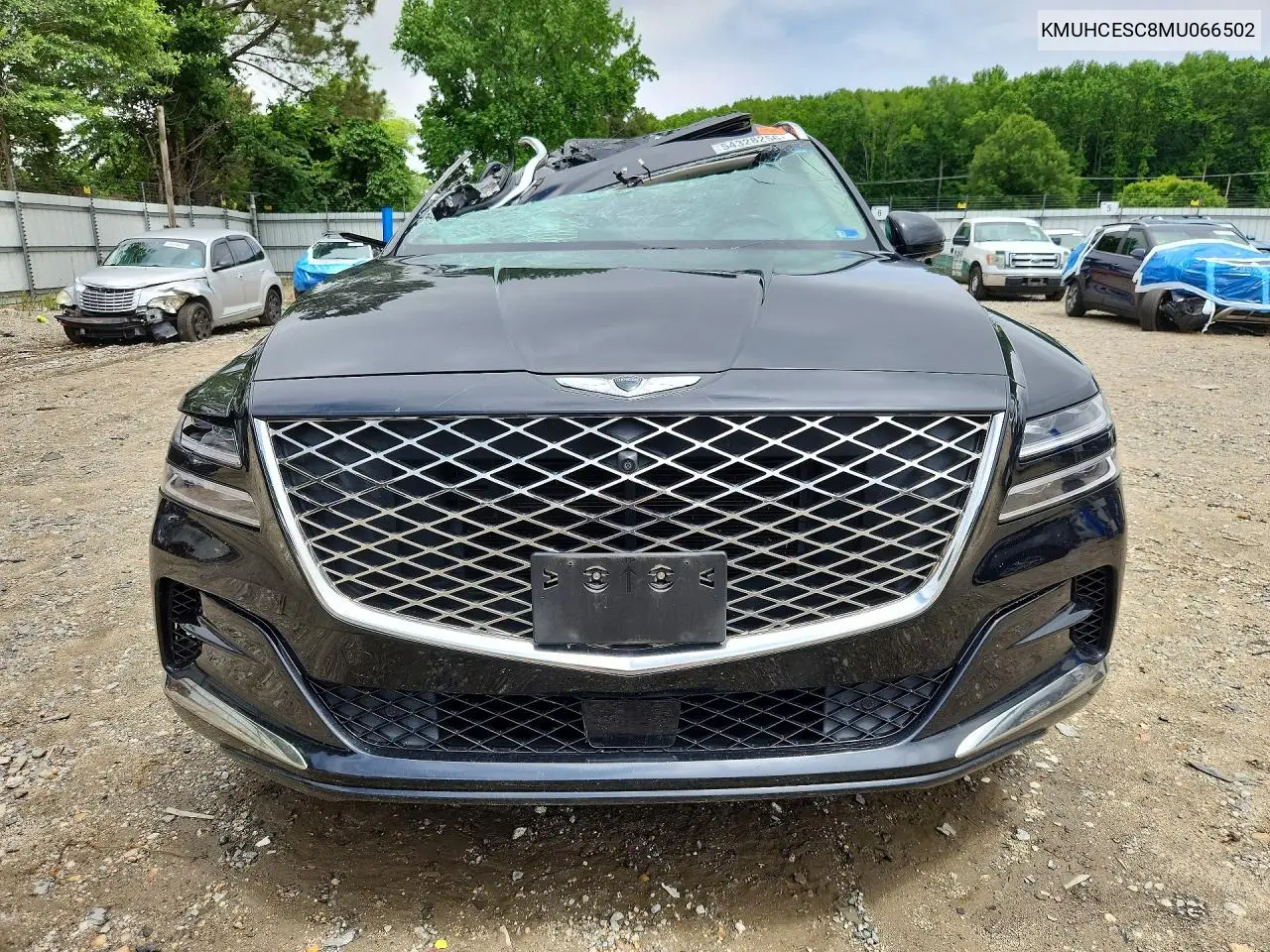 2021 Genesis Gv80 3.5T Advanced+ VIN: KMUHCESC8MU066502 Lot: 54328256
