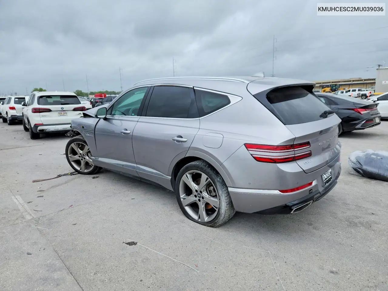2021 Genesis Gv80 VIN: KMUHCESC2MU039036 Lot: 57335846