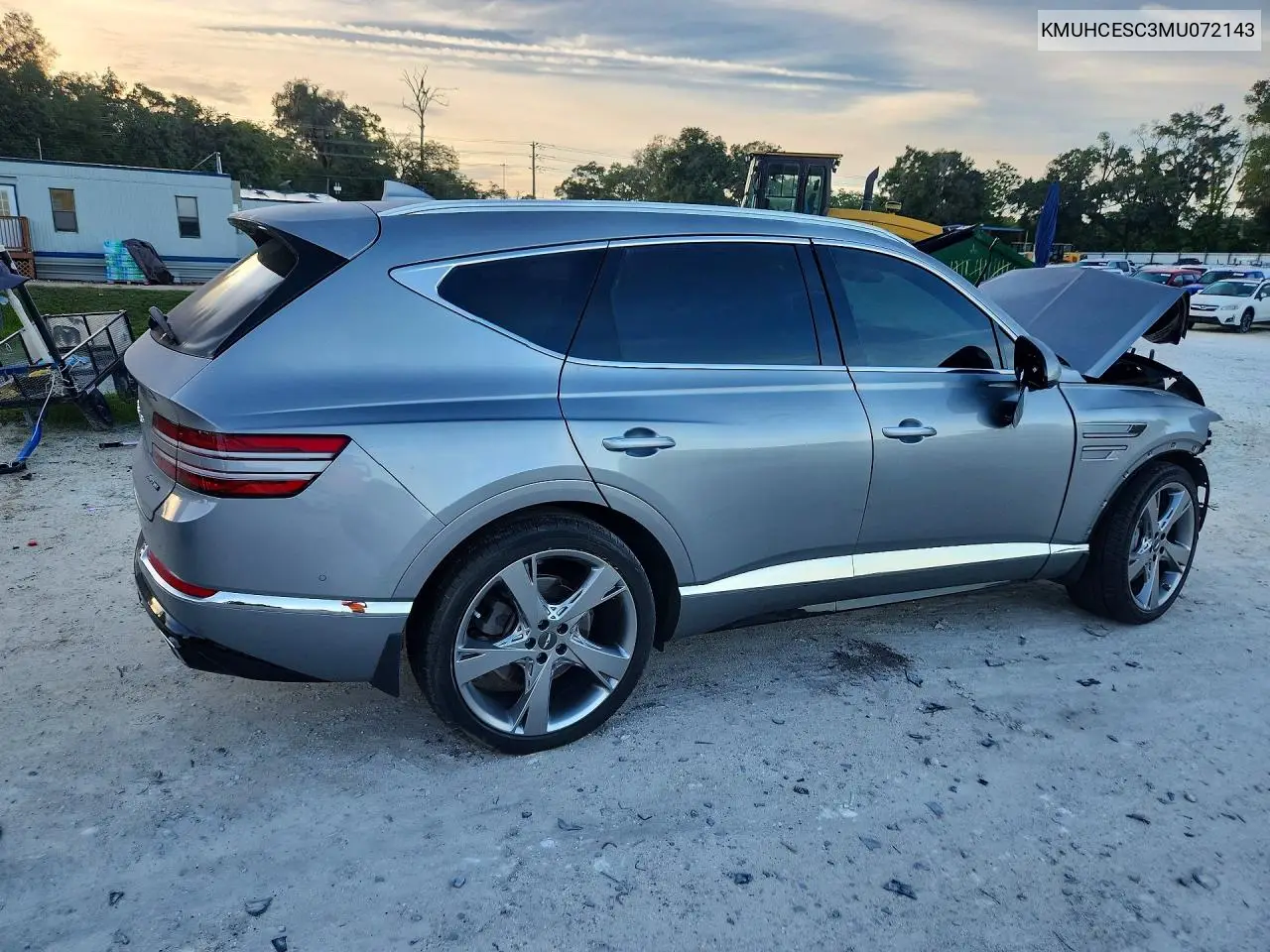 2021 Genesis Gv80 3.5T VIN: KMUHCESC3MU072143 Lot: 57827946