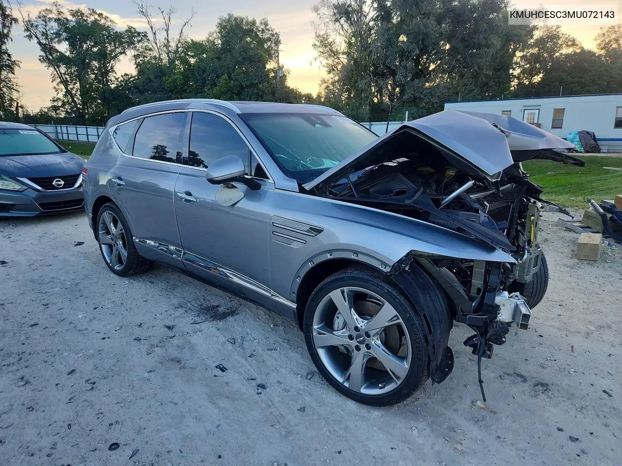 2021 Genesis Gv80 3.5T VIN: KMUHCESC3MU072143 Lot: 57827946