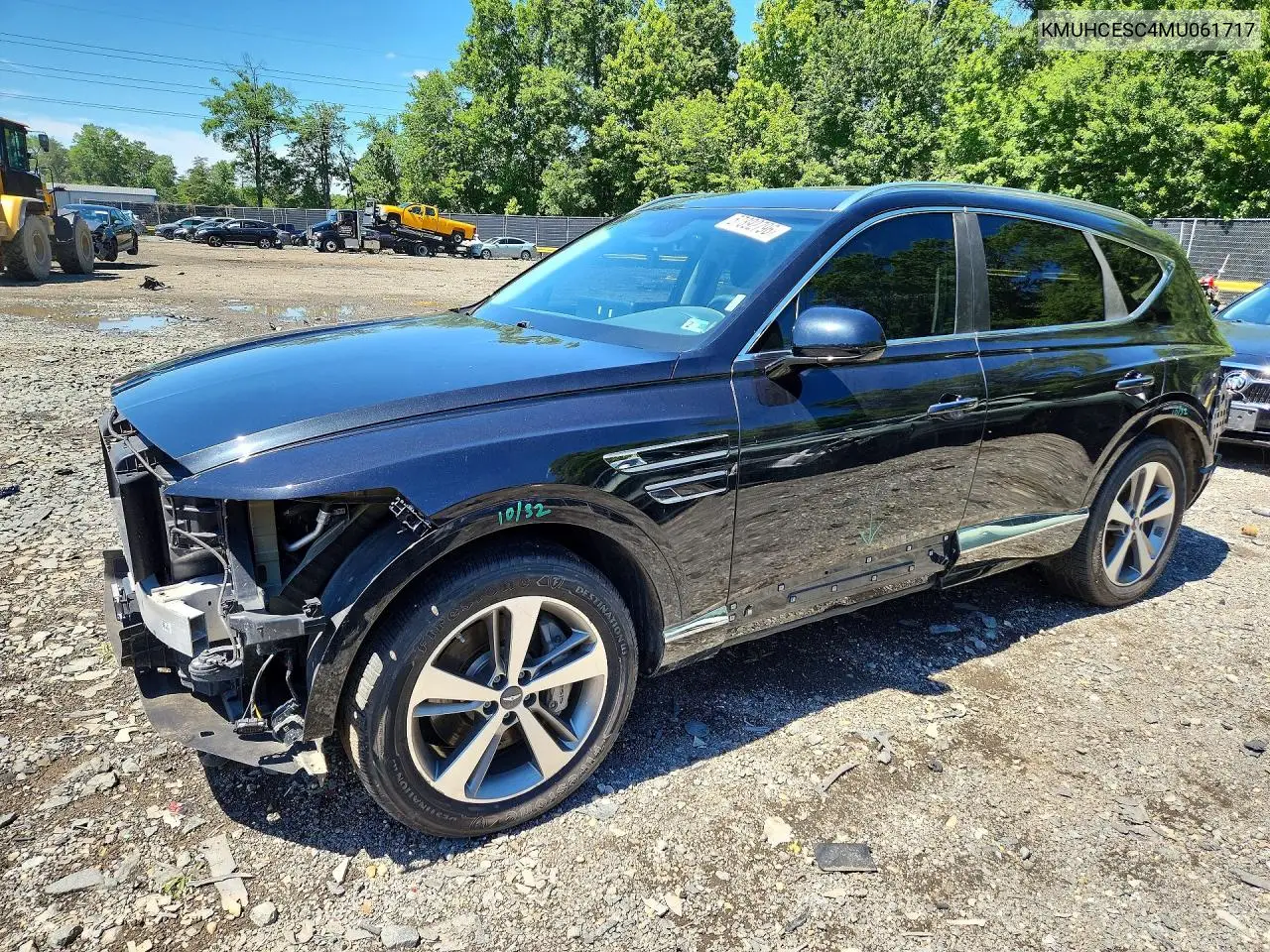 2021 Genesis Gv80 3.5T VIN: KMUHCESC4MU061717 Lot: 57892796