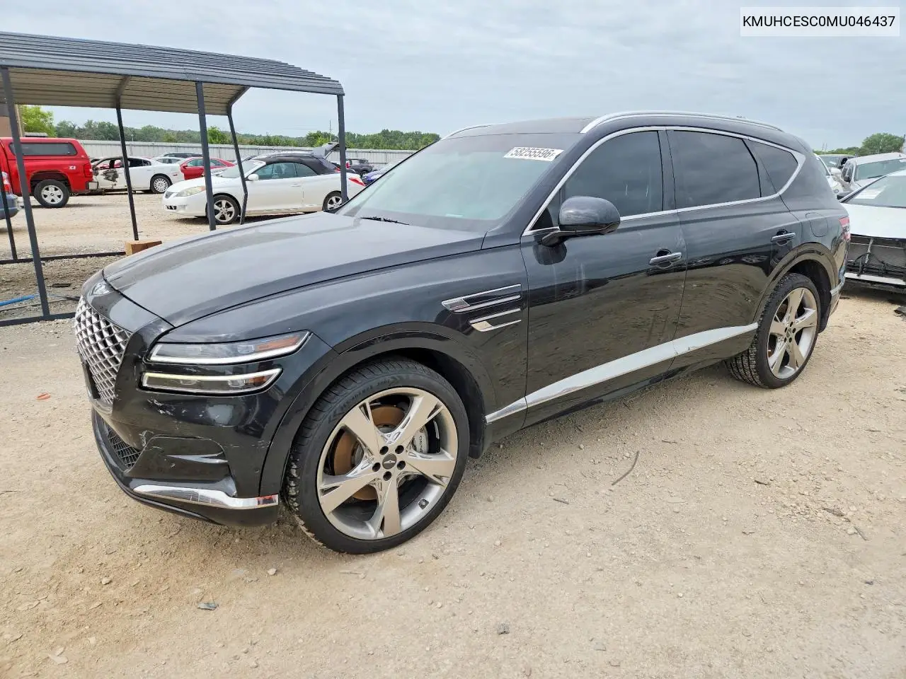 2021 Genesis Gv80 3.5T VIN: KMUHCESC0MU046437 Lot: 58255596