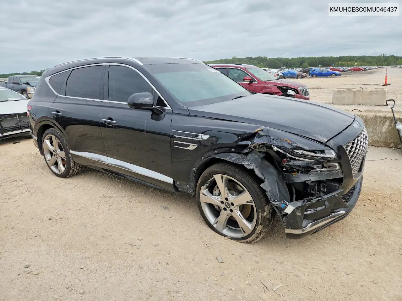 2021 Genesis Gv80 3.5T VIN: KMUHCESC0MU046437 Lot: 58255596