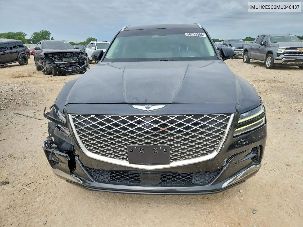 2021 Genesis Gv80 3.5T VIN: KMUHCESC0MU046437 Lot: 58255596