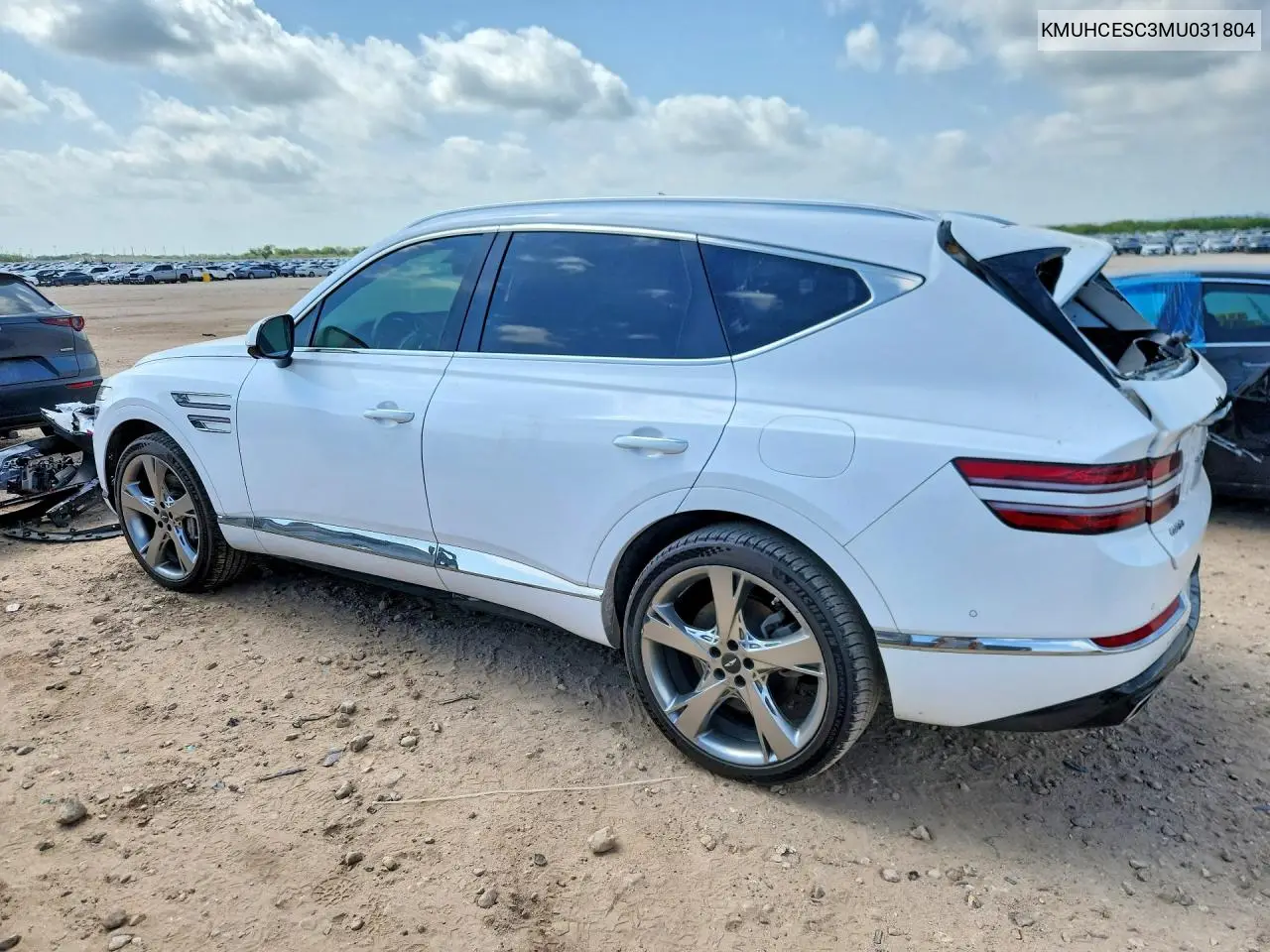 2021 Genesis Gv80 3.5T VIN: KMUHCESC3MU031804 Lot: 58587506