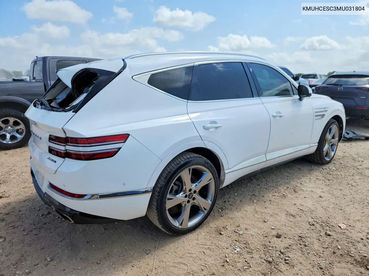 2021 Genesis Gv80 3.5T VIN: KMUHCESC3MU031804 Lot: 58587506