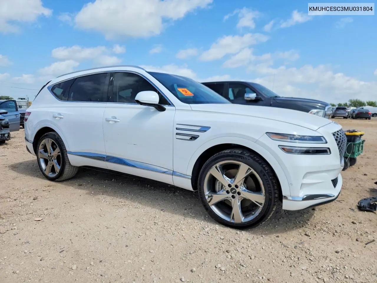 2021 Genesis Gv80 3.5T VIN: KMUHCESC3MU031804 Lot: 58587506