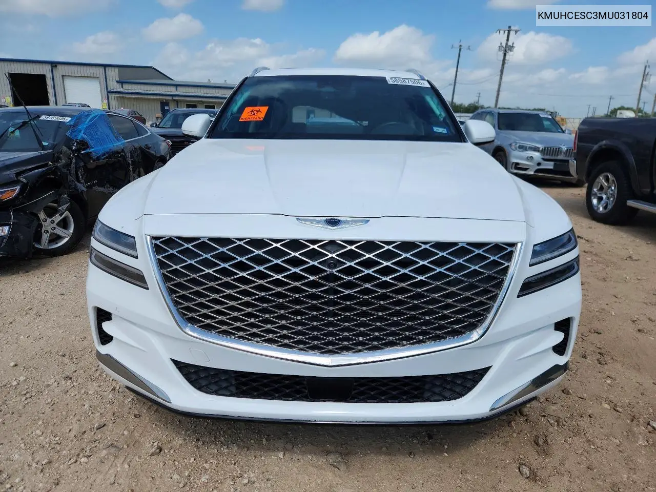 2021 Genesis Gv80 3.5T VIN: KMUHCESC3MU031804 Lot: 58587506