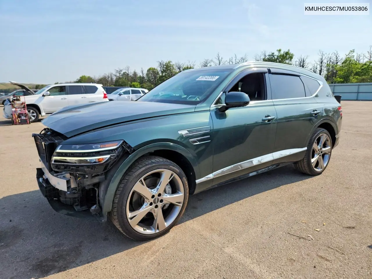 2021 Genesis Gv80 3.5T VIN: KMUHCESC7MU053806 Lot: 59142266
