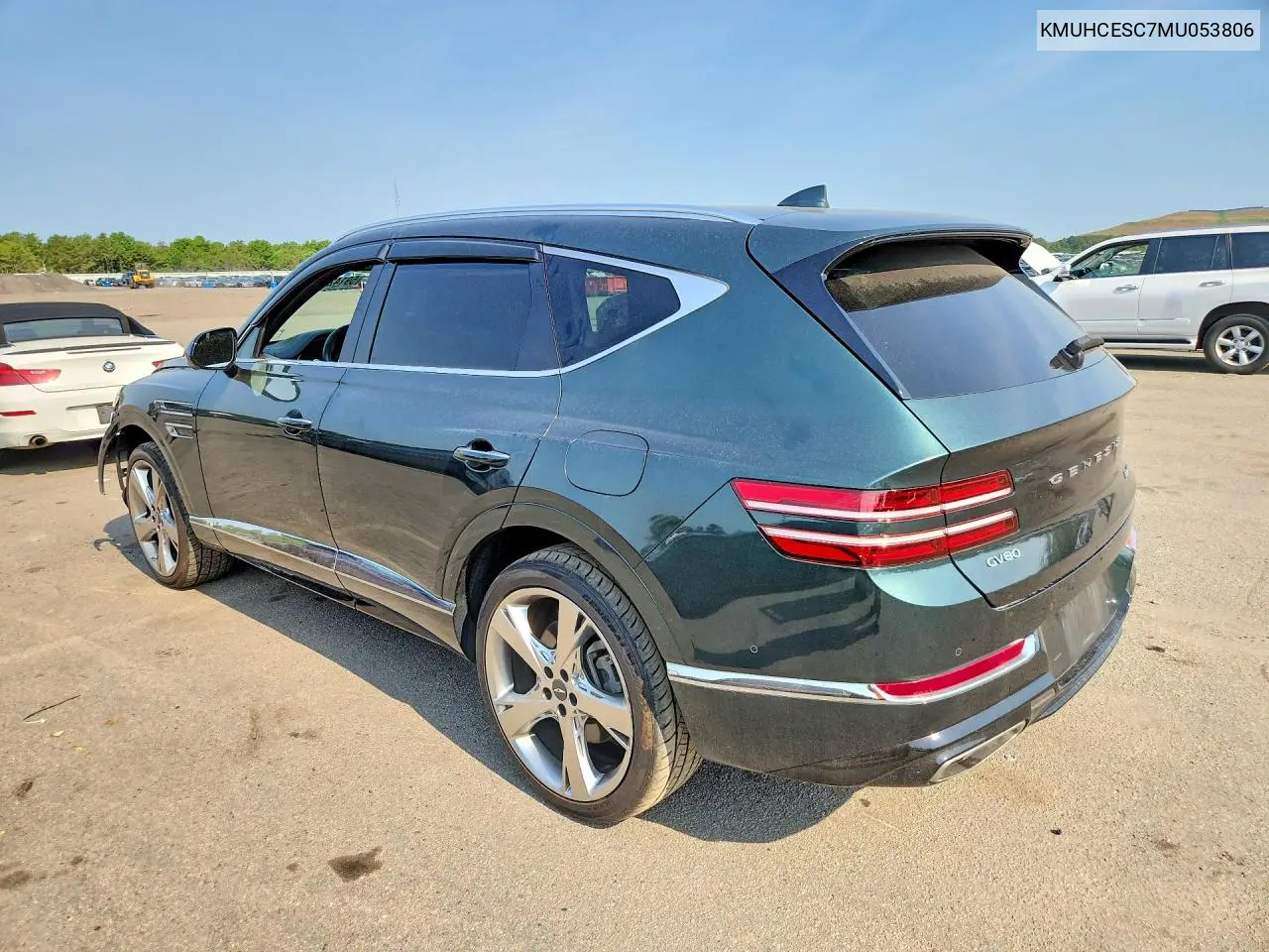 2021 Genesis Gv80 3.5T VIN: KMUHCESC7MU053806 Lot: 59142266