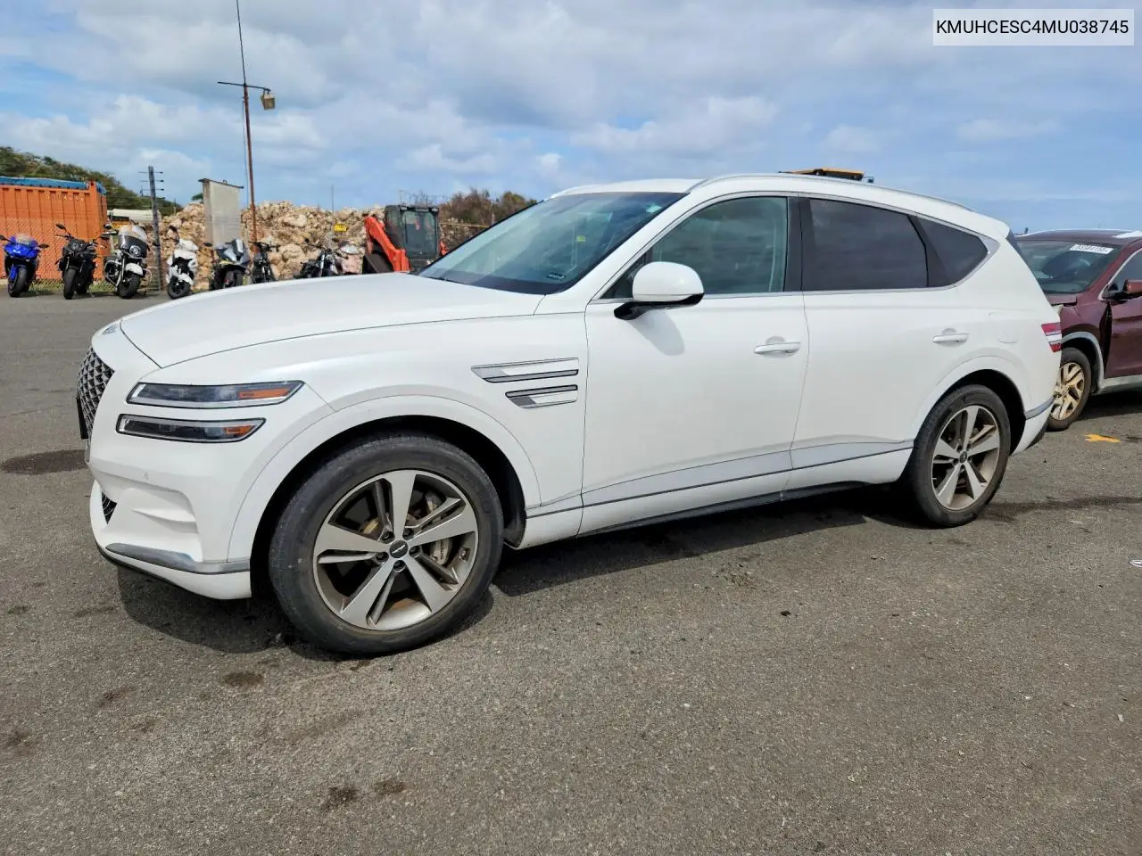 2021 Genesis Gv80 3.5T VIN: KMUHCESC4MU038745 Lot: 59390776