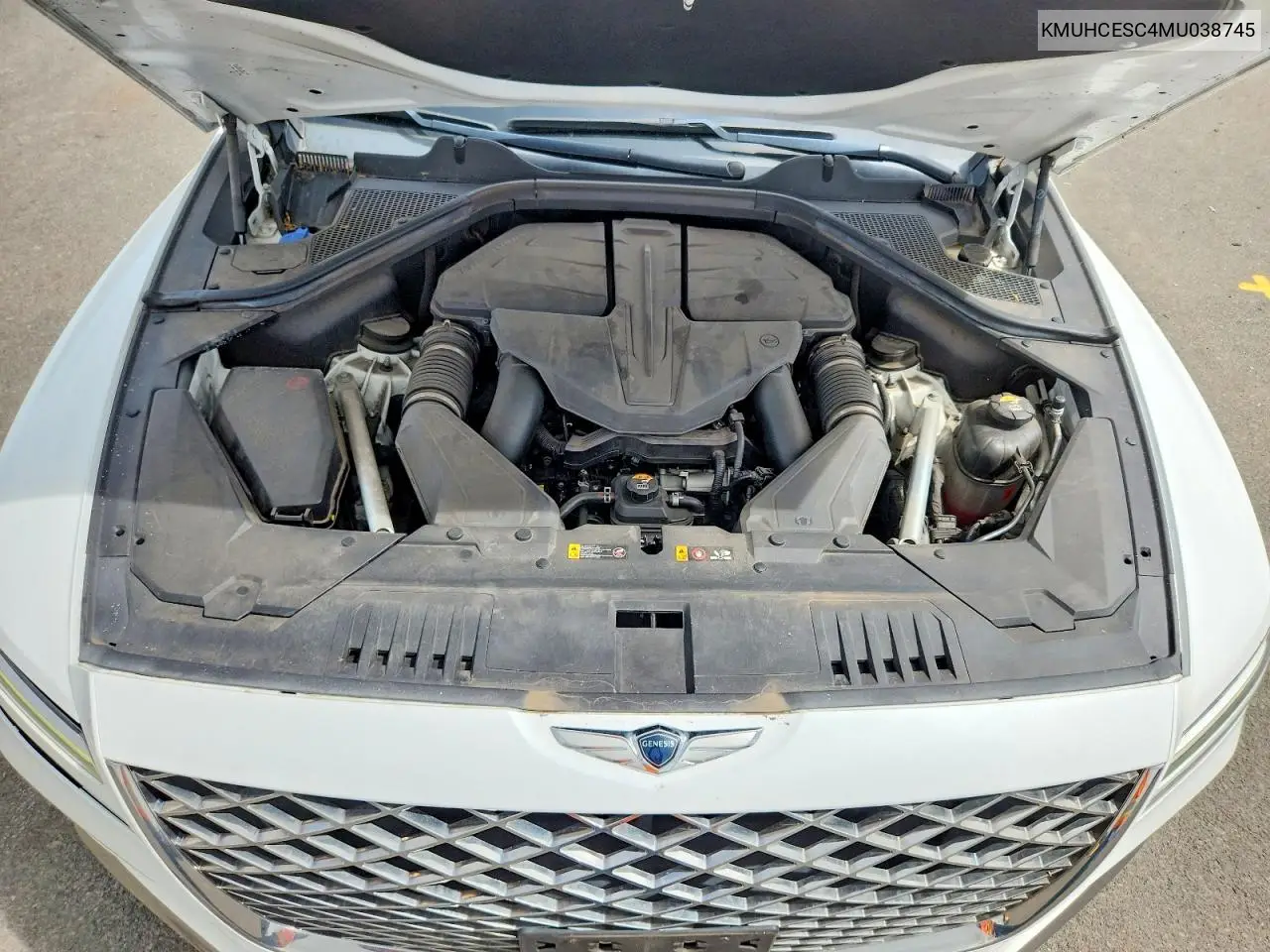 2021 Genesis Gv80 3.5T VIN: KMUHCESC4MU038745 Lot: 59390776