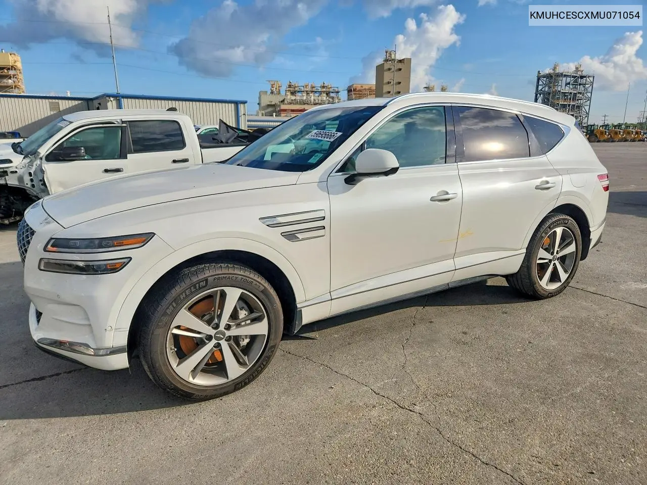 2021 Genesis Gv80 3.5T Advanced+ VIN: KMUHCESCXMU071054 Lot: 59695666