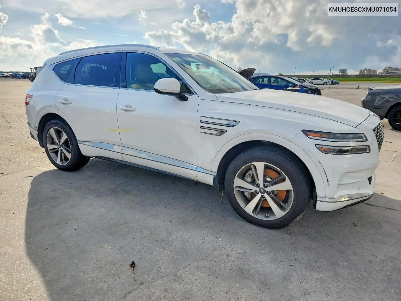 2021 Genesis Gv80 3.5T Advanced+ VIN: KMUHCESCXMU071054 Lot: 59695666