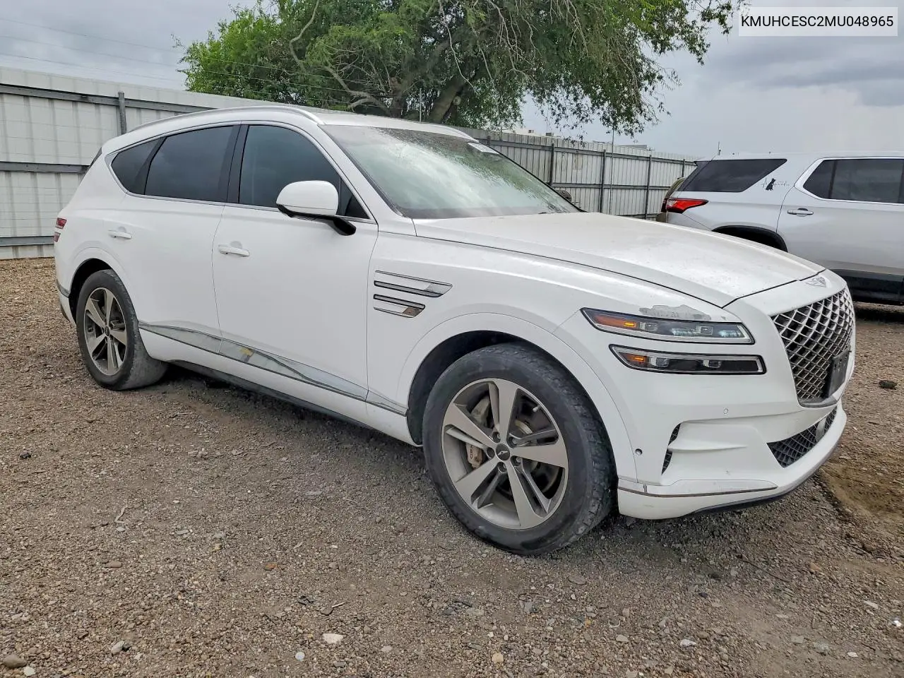 2021 Genesis Gv80 3.5T VIN: KMUHCESC2MU048965 Lot: 59738856