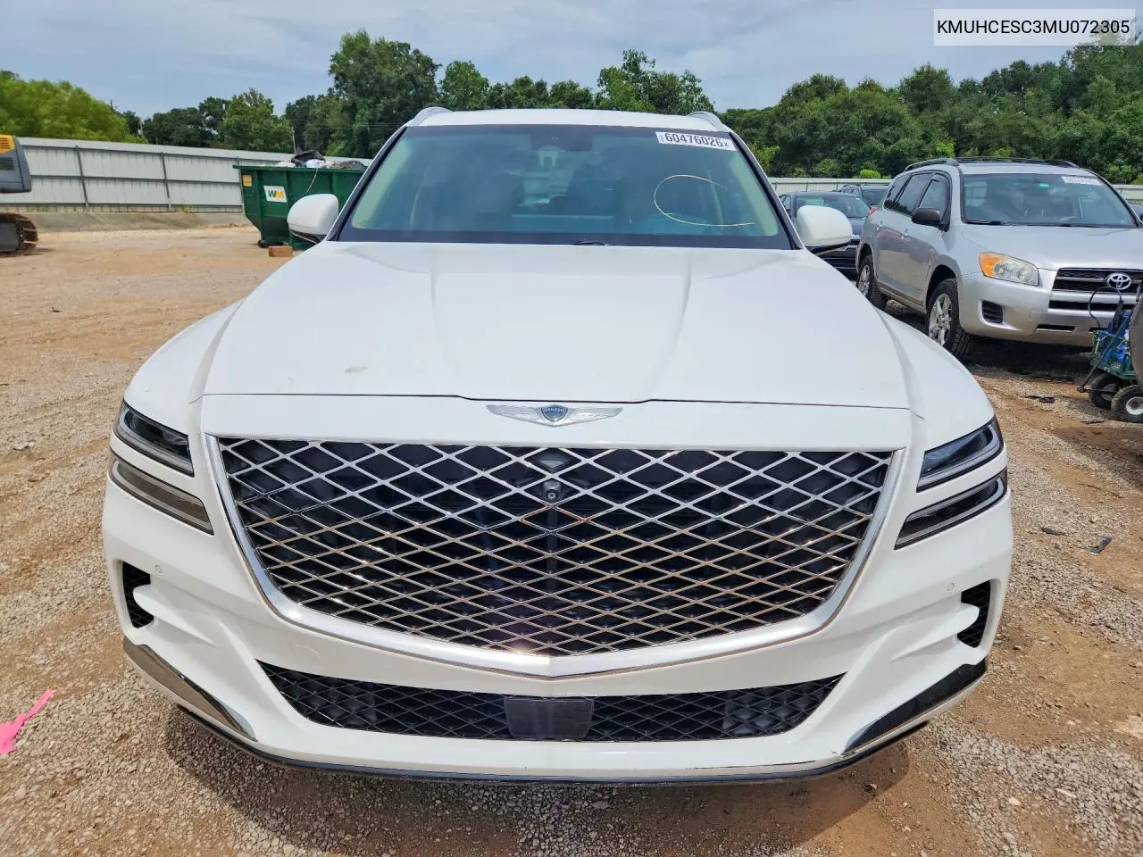 2021 Genesis Gv80 3.5T VIN: KMUHCESC3MU072305 Lot: 60476026