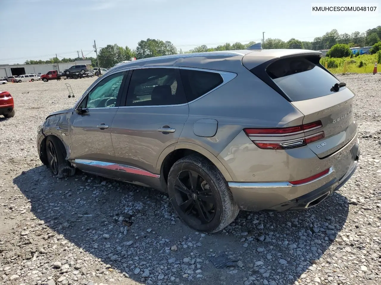 2021 Genesis Gv80 Base VIN: KMUHCESC0MU048107 Lot: 61659145