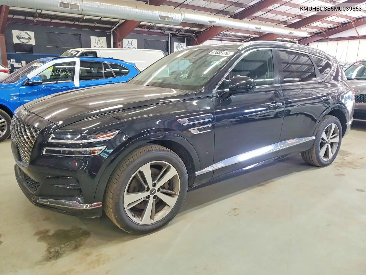 2021 Genesis Gv80 2.5T VIN: KMUHBDSB5MU039553 Lot: 61836146