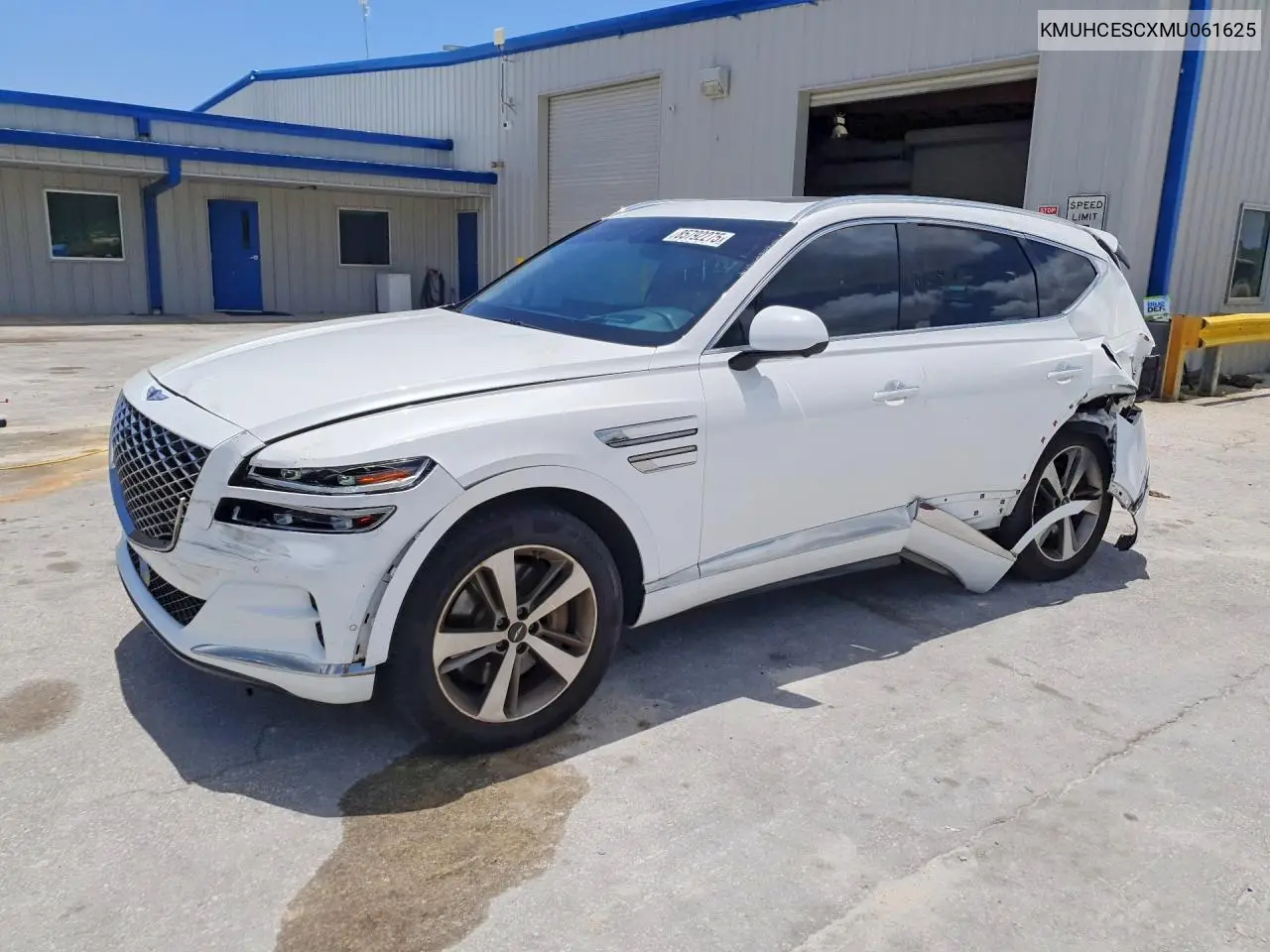 2021 Genesis Gv80 3.5T VIN: KMUHCESCXMU061625 Lot: 85792275