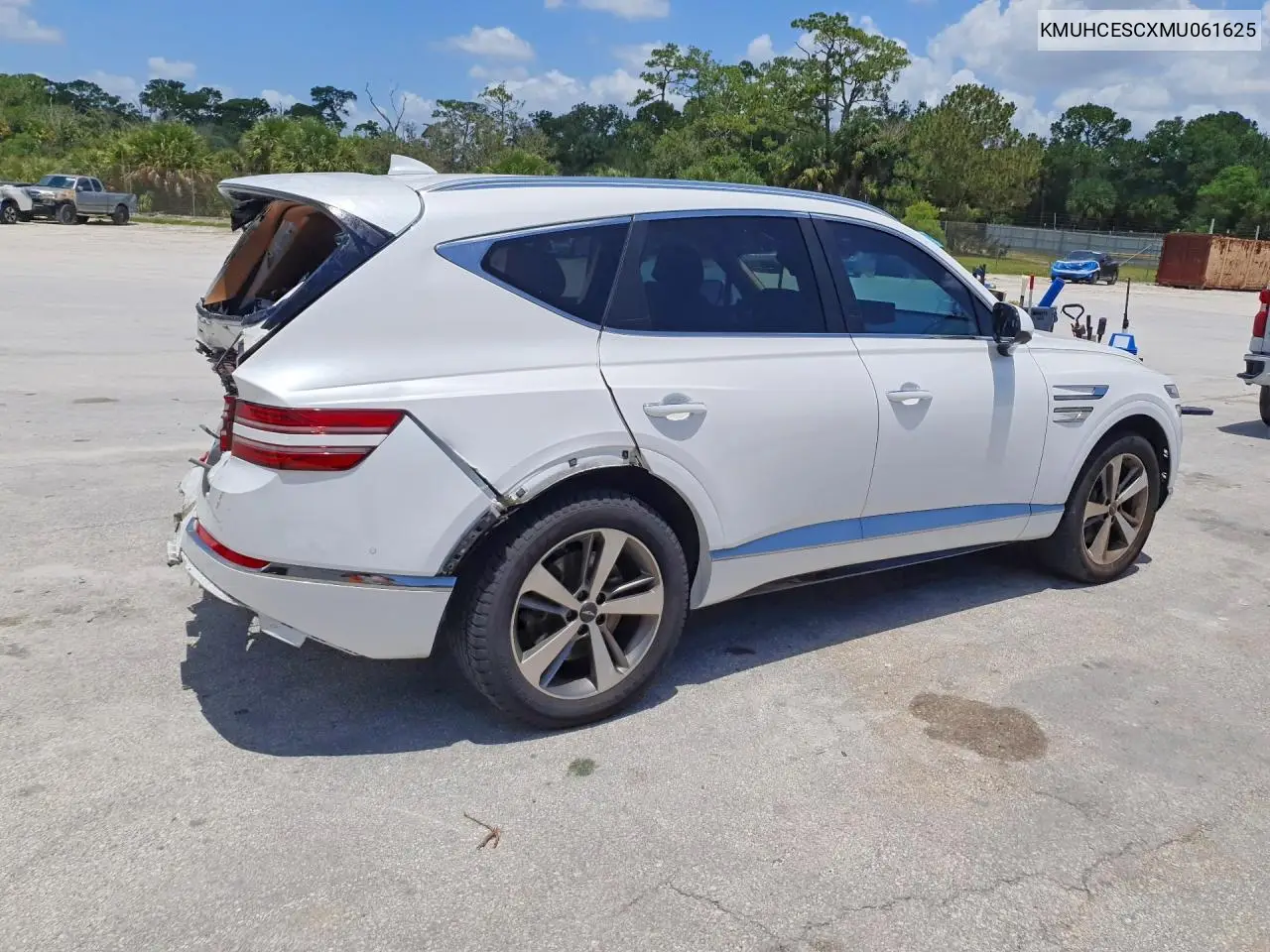 2021 Genesis Gv80 3.5T VIN: KMUHCESCXMU061625 Lot: 85792275