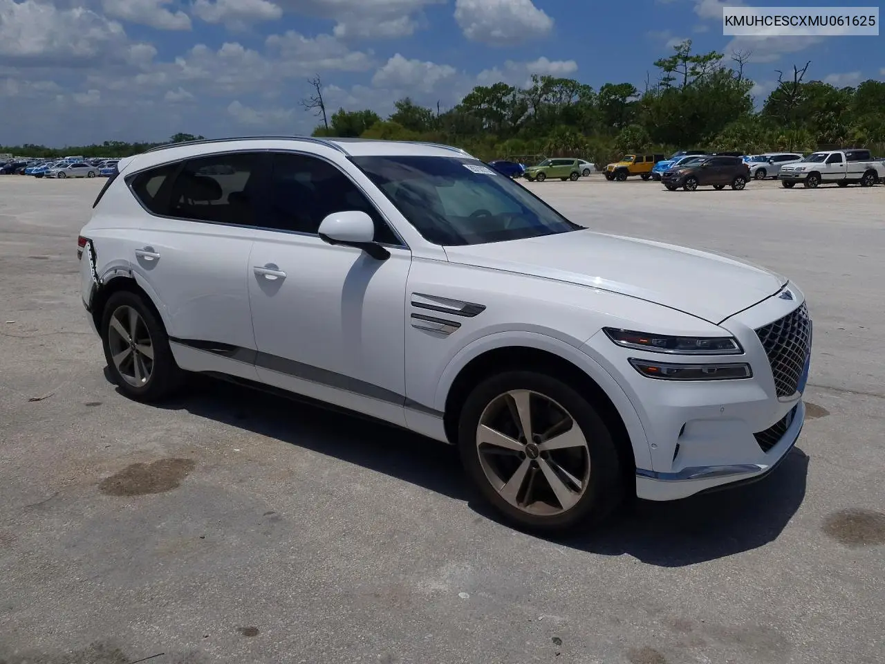 2021 Genesis Gv80 3.5T VIN: KMUHCESCXMU061625 Lot: 85792275