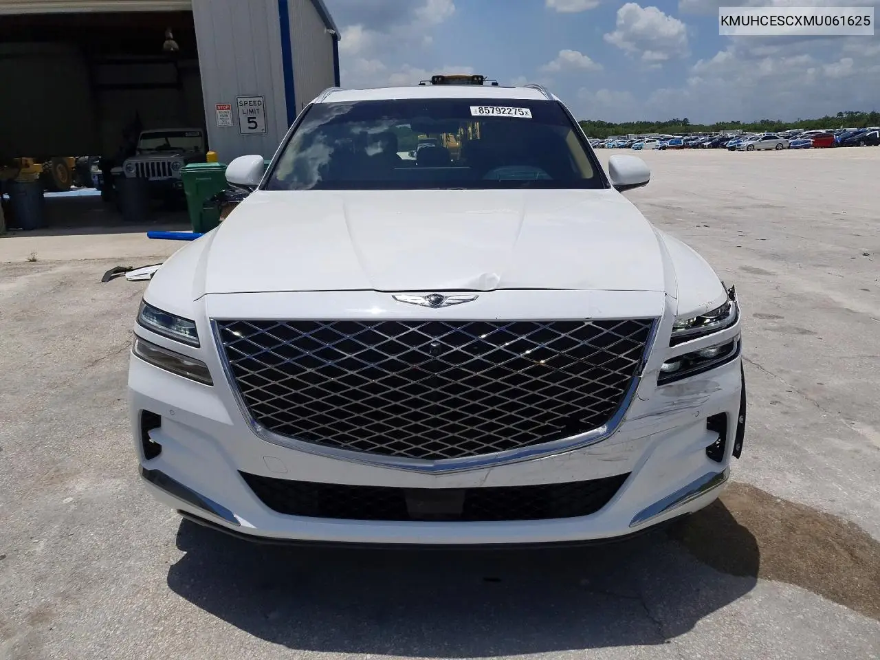 2021 Genesis Gv80 3.5T VIN: KMUHCESCXMU061625 Lot: 85792275