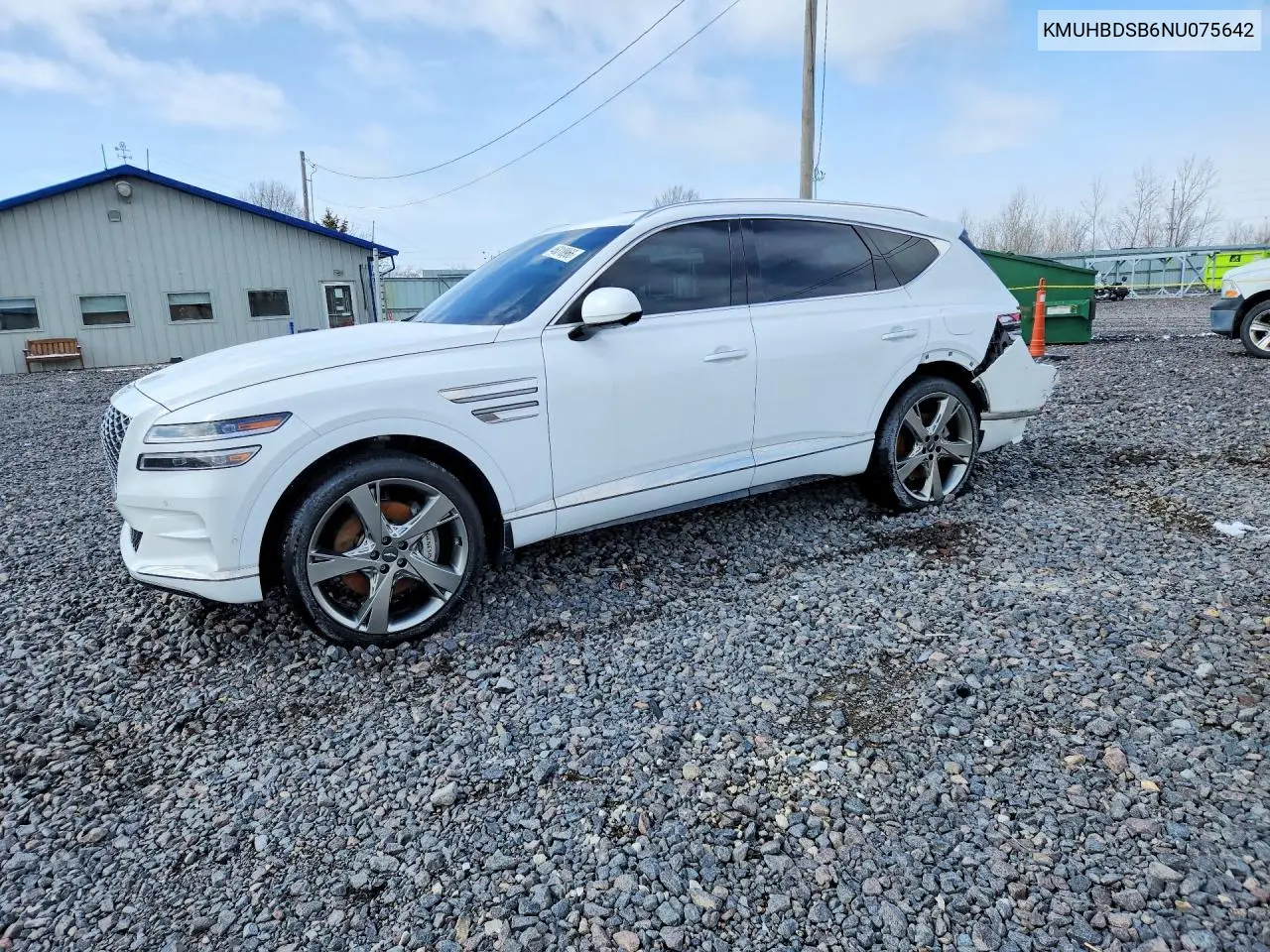 2022 Genesis Gv80 2.5T VIN: KMUHBDSB6NU075642 Lot: 46318966