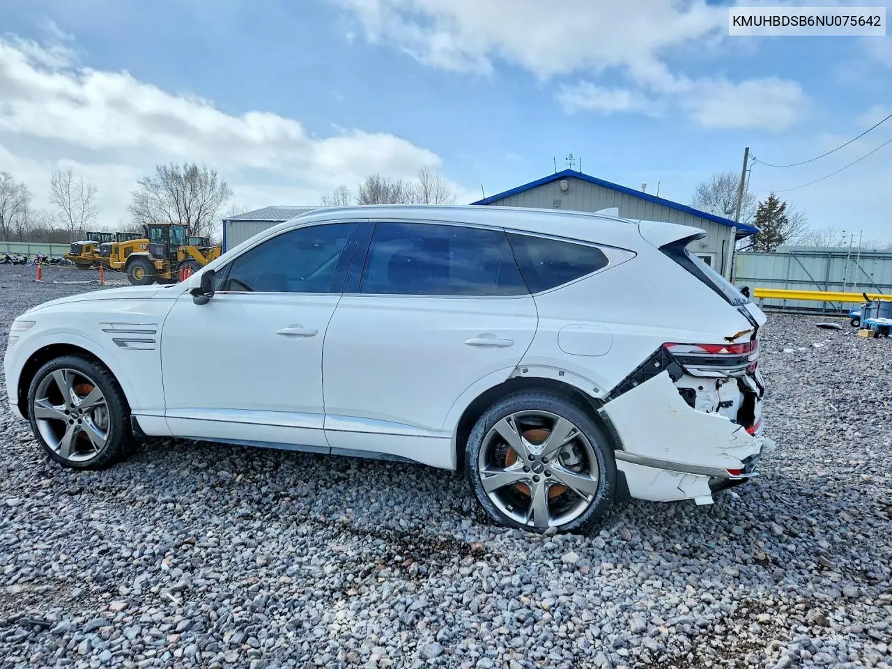 2022 Genesis Gv80 2.5T VIN: KMUHBDSB6NU075642 Lot: 46318966
