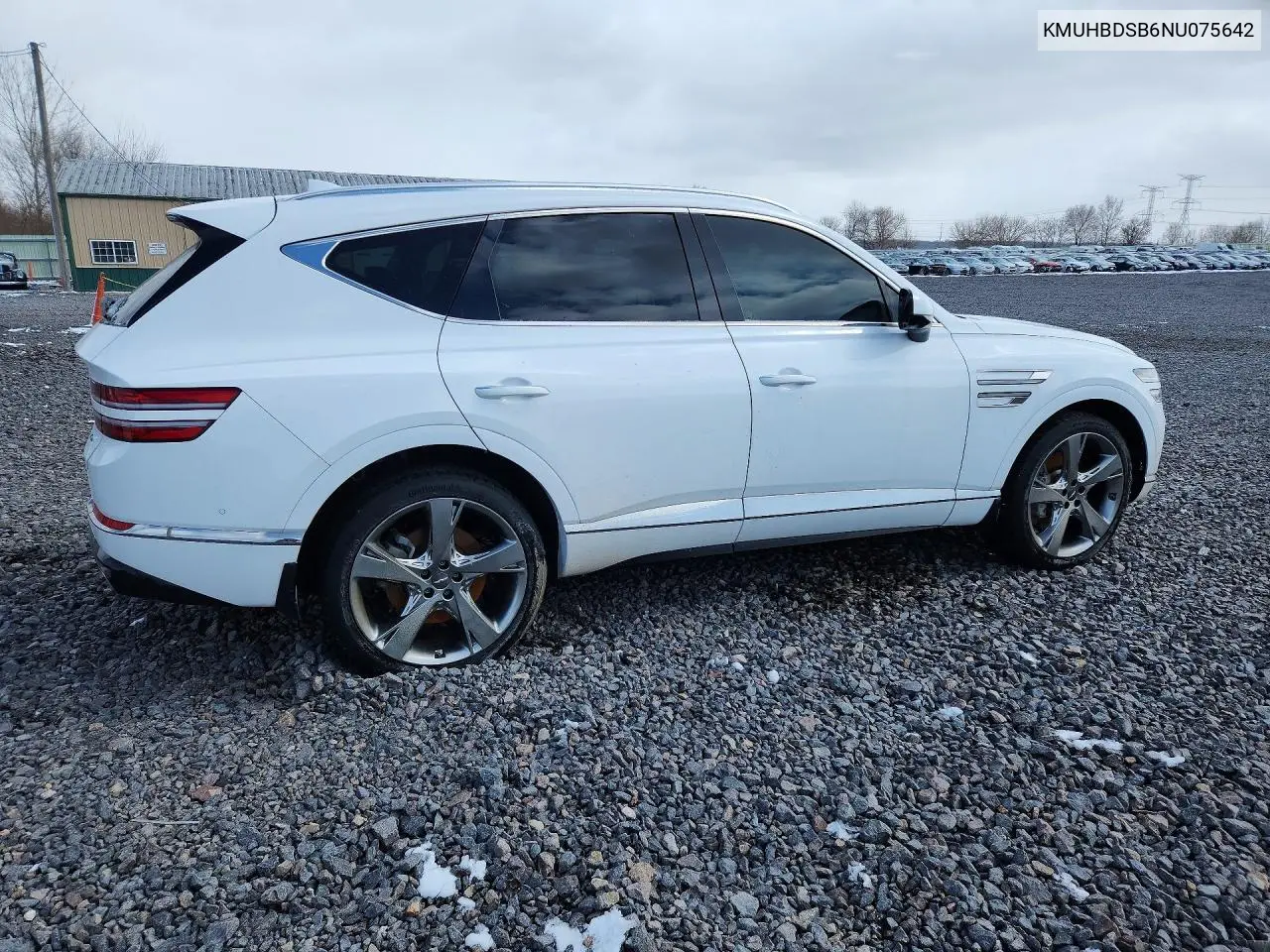 2022 Genesis Gv80 2.5T VIN: KMUHBDSB6NU075642 Lot: 46318966