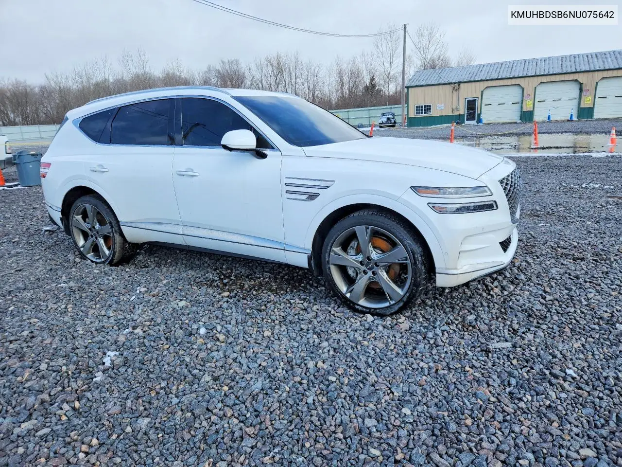 2022 Genesis Gv80 2.5T VIN: KMUHBDSB6NU075642 Lot: 46318966