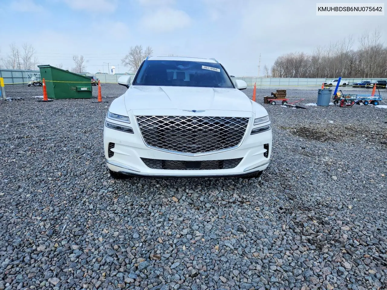 2022 Genesis Gv80 2.5T VIN: KMUHBDSB6NU075642 Lot: 46318966