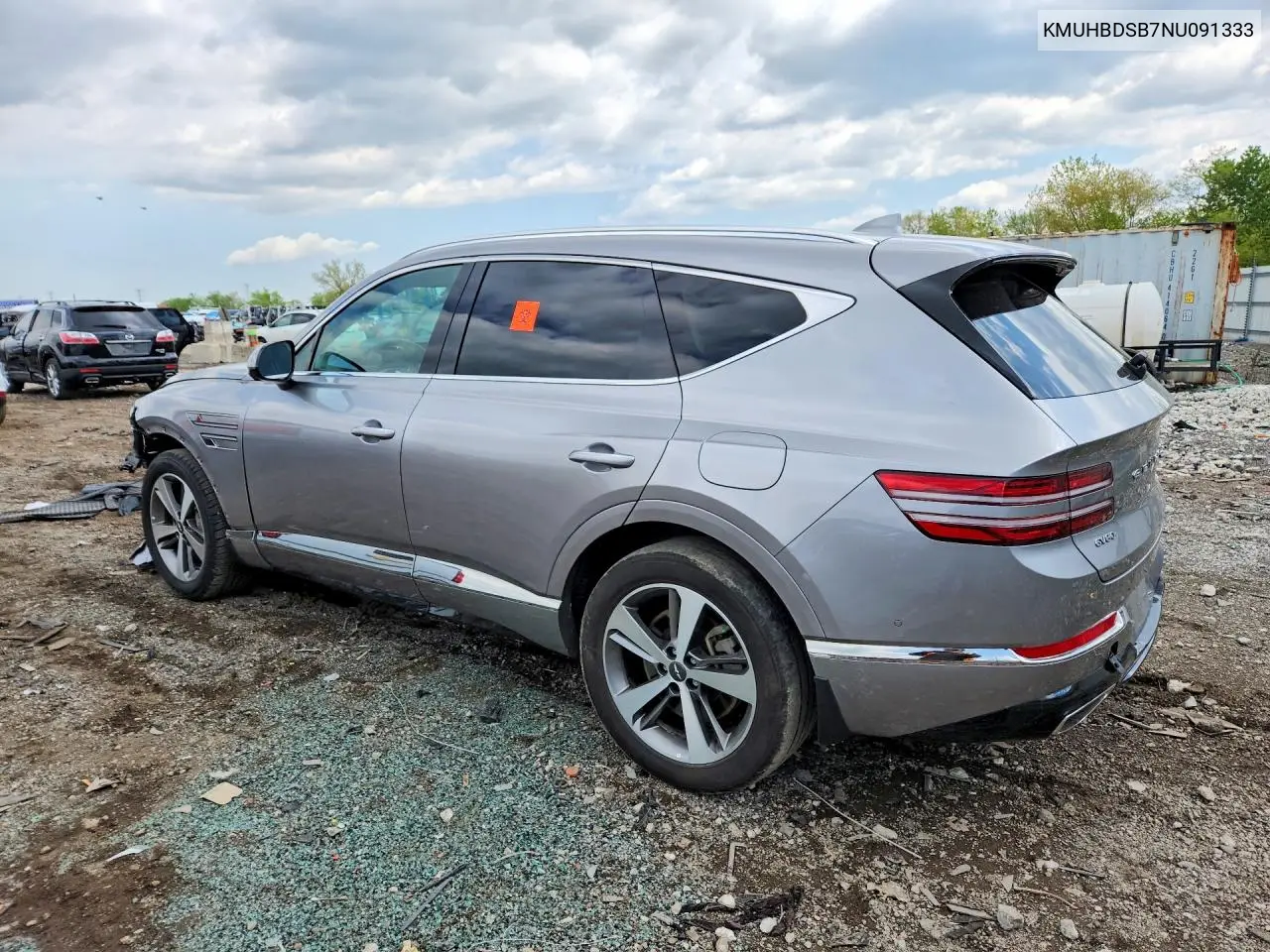 2022 Genesis Gv80 2.5T VIN: KMUHBDSB7NU091333 Lot: 51544836